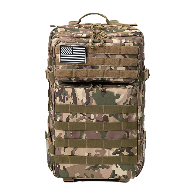  Військовий тактичний рюкзак для чоловіків і жінок 45L Army 3 Days Assault Pack Bag Large Rucksack with Molle System