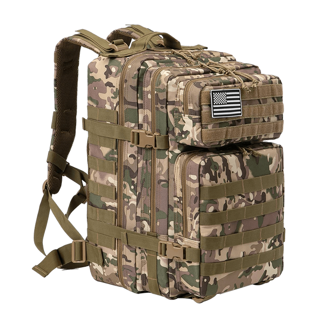  70L Кемпінг Туризм Військово-тактичний рюкзак Відкритий Водовідштовхувальні регульовані спортивні сумки